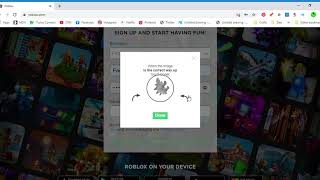 How to easily get passed the captcha in Roblox