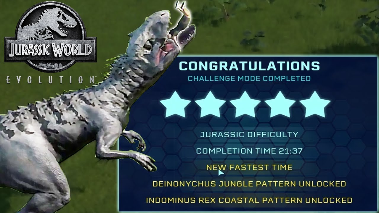 jurassic world evolution challenge mode