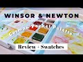 Winsor  newton cotman  watercolor pocket palette  unboxing  swatches  review  diy envelopes 