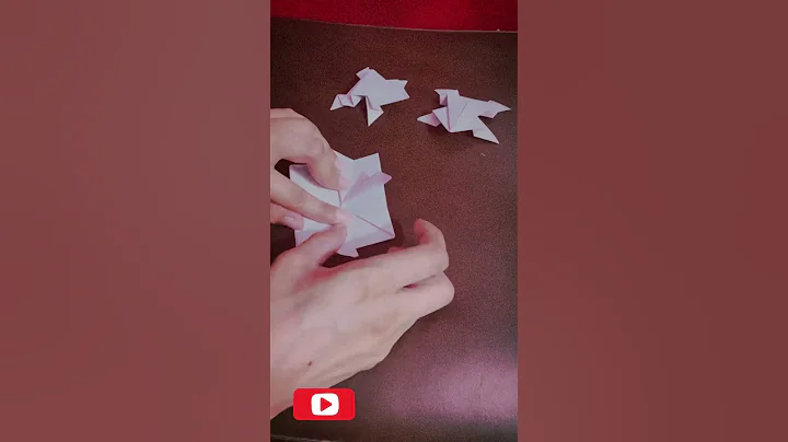 Too Cute frog origami (Make it by Paper) - Craft #youtubeshorts #ytshorts #origami #youtubeshort