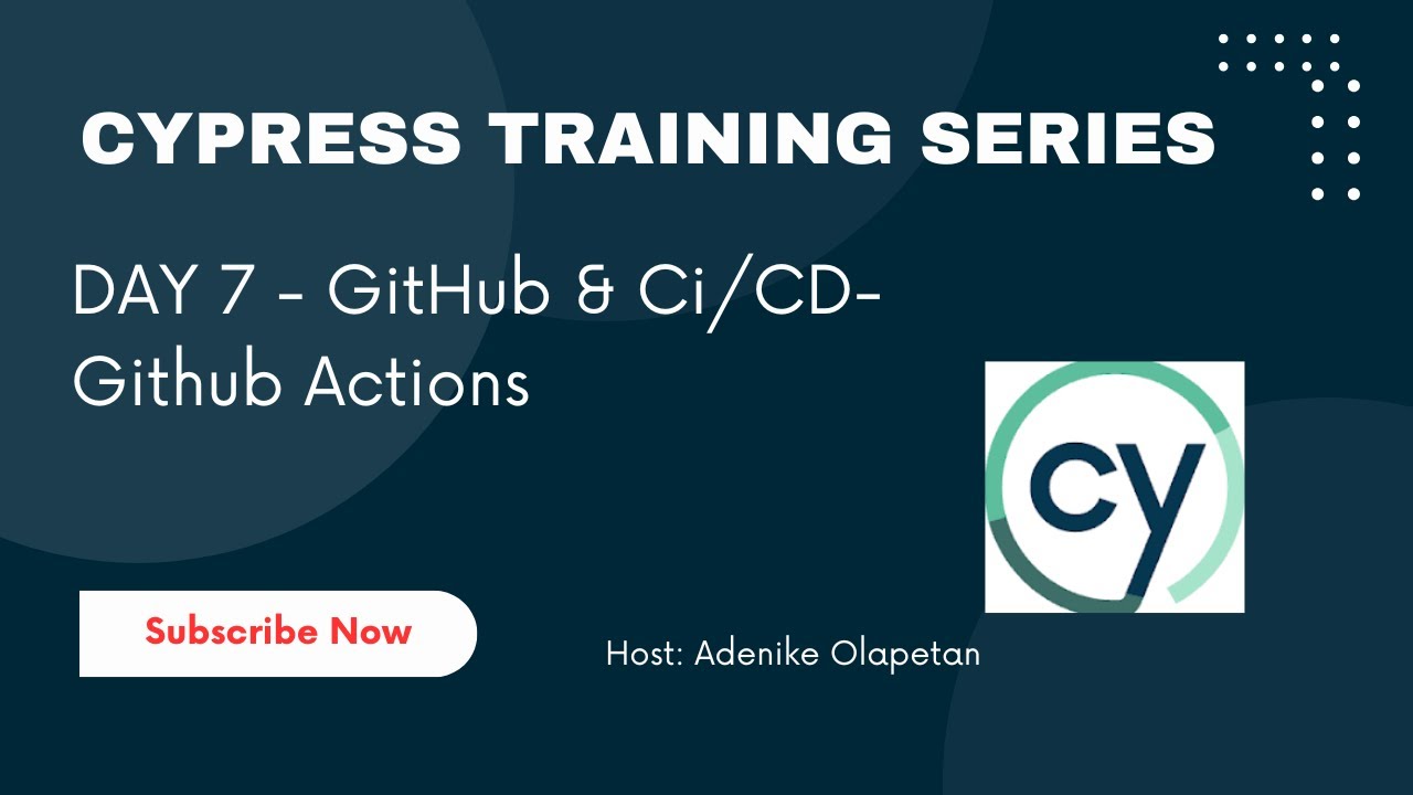 Cypress Day 7|| Git & Github Action - YouTube