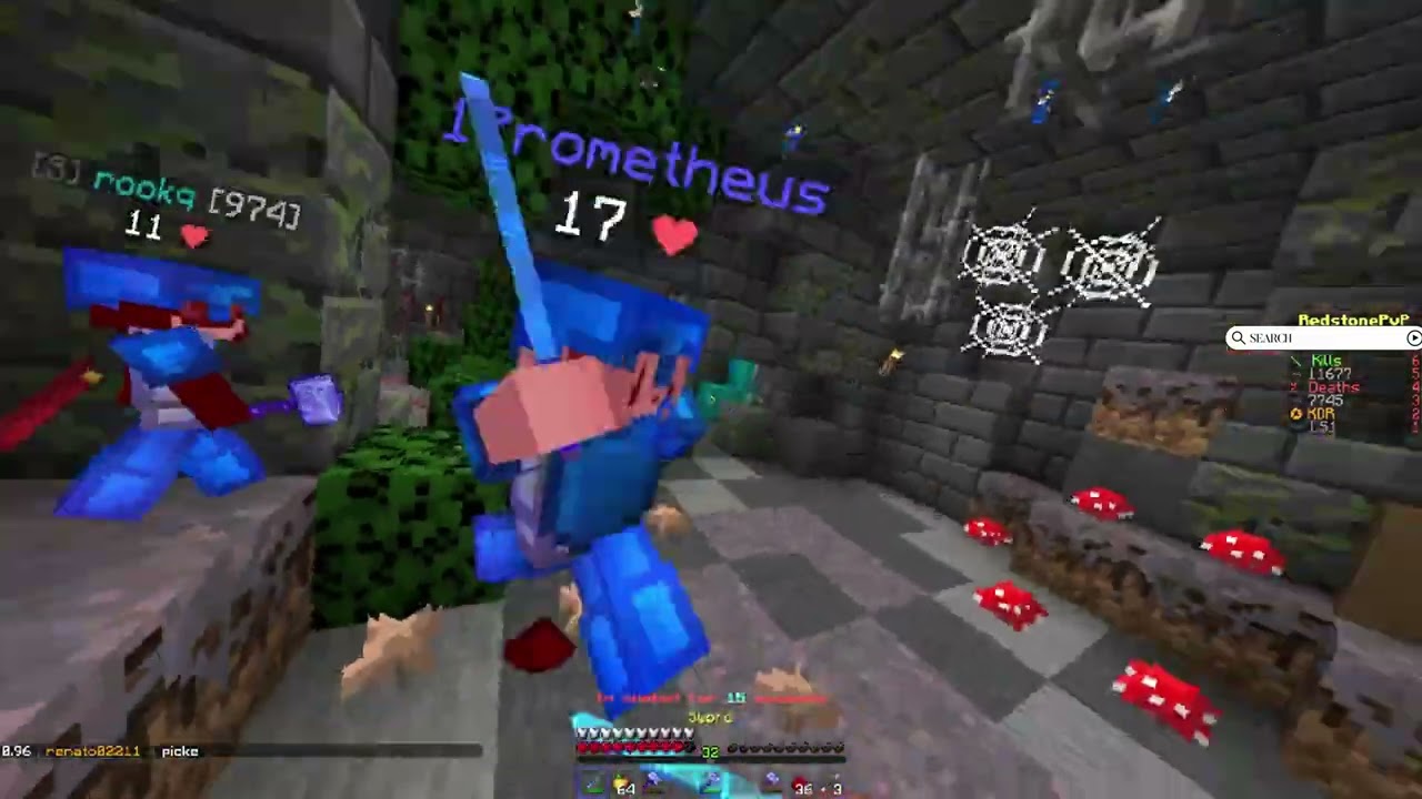 BlocksMC RedstonePVP | chilling with my dogs