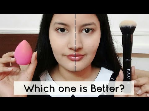 Hi everyone! in this video, i've conpared makeup brush and sponge for doing your base makeup. shown which tool provides more coverage. also t...