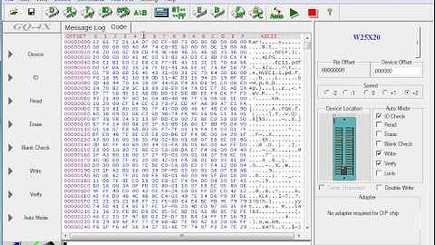 SPI EEPROM Winbond W25X20 on GQ-4X