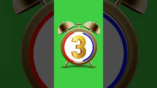 5 Second Timer Green Screen Free Time Second Ring #timervideo