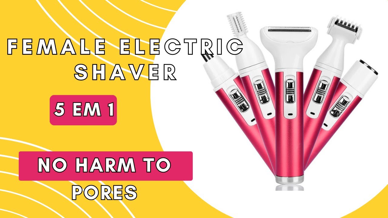 Female Electric Shaver 5 em 1