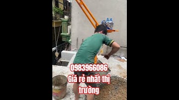 Cẩu xoay 360 độ 500kg.Tời cẩu xoay siêu nhanh 35m/p Máy tời vật liệu xây dựng giá rẻ nhất