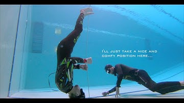 Hang a while - 3,5 min dive with one breath