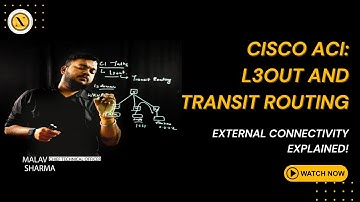 Cisco ACI Training | L3Out  | Transit Routing by Mr. Malav Sharma | Nitiz Sharma Global Tech