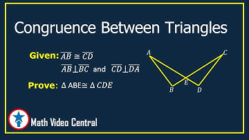 Proving Two Triangles Congruent Using SAA Congruence Theorem | Geometry | Math Video Central