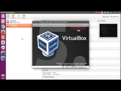 Installing FreeNAS for NAS Storage on VIrtualBox