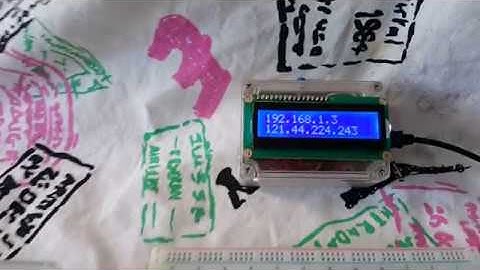 ESP8266 NodeMCU No-IP Updater with LCD and IFTTT Trigger