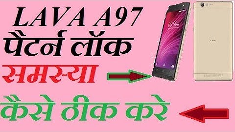 lava a97 pattern lock solution | hard reset |pin unlock ((hindi)) 1000%