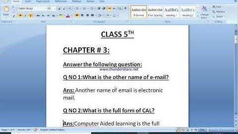 CLASS 5TH,COMPUTER,CHAPTER#3,SOLVED QUESTION ANSWER,TEACHER RABIA