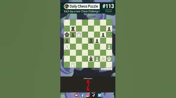#113 Daily Chess Puzzle [mate in 2 moves] Checkmate