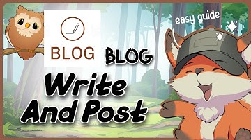 How to Write and Post a Blog | Guide Glimpse