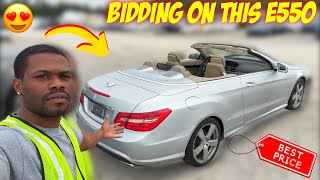 Buying A Convertible Mercedes Benz E-Class E550 At Copart For $4000