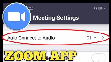 How to turn ON/OFF Auto-Connect to Audio in ZOOM App | Zoom Tutorial