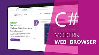 Build a C# Modern Web Browser WinForms  - Bunifu Browser screenshot 3