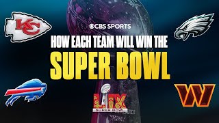 How EACH team will win the Super Bowl 🏆👀 | 2025 NFL Playoffs