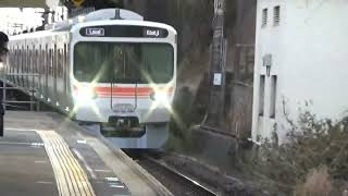 中央本線用３１５系８両編成で運転する普通高蔵寺行を千種駅に到着する様子と自撮りシーン　２０２４年３月２０日撮影