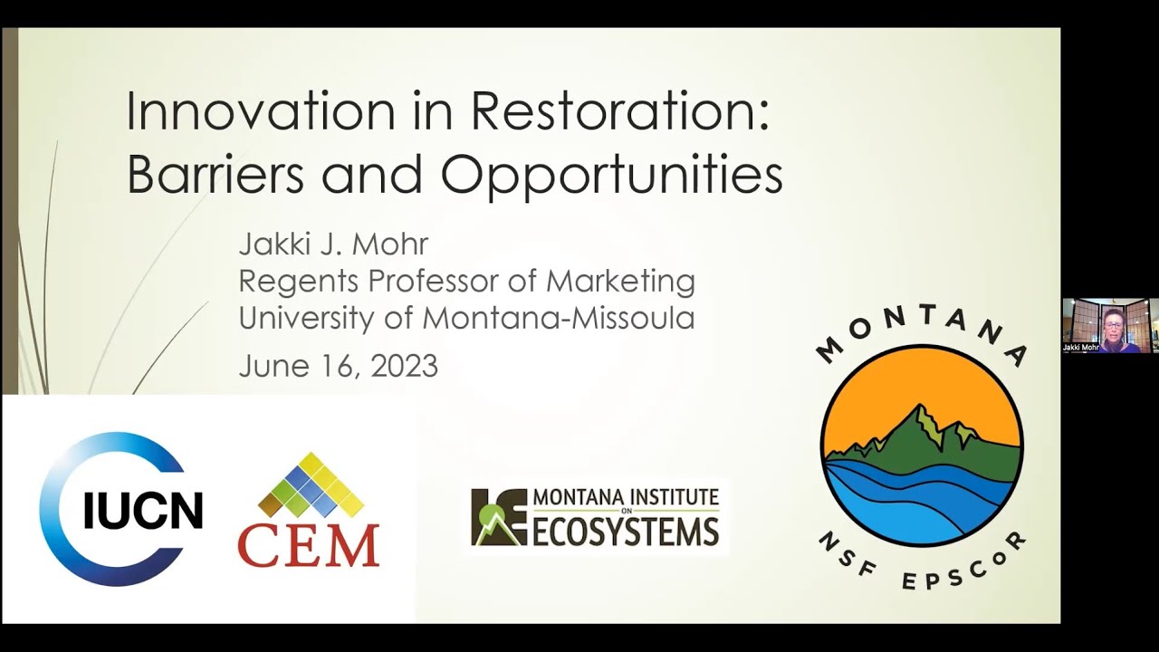 Innovation in Restoration: Barriers and Opportunities (June 2023)