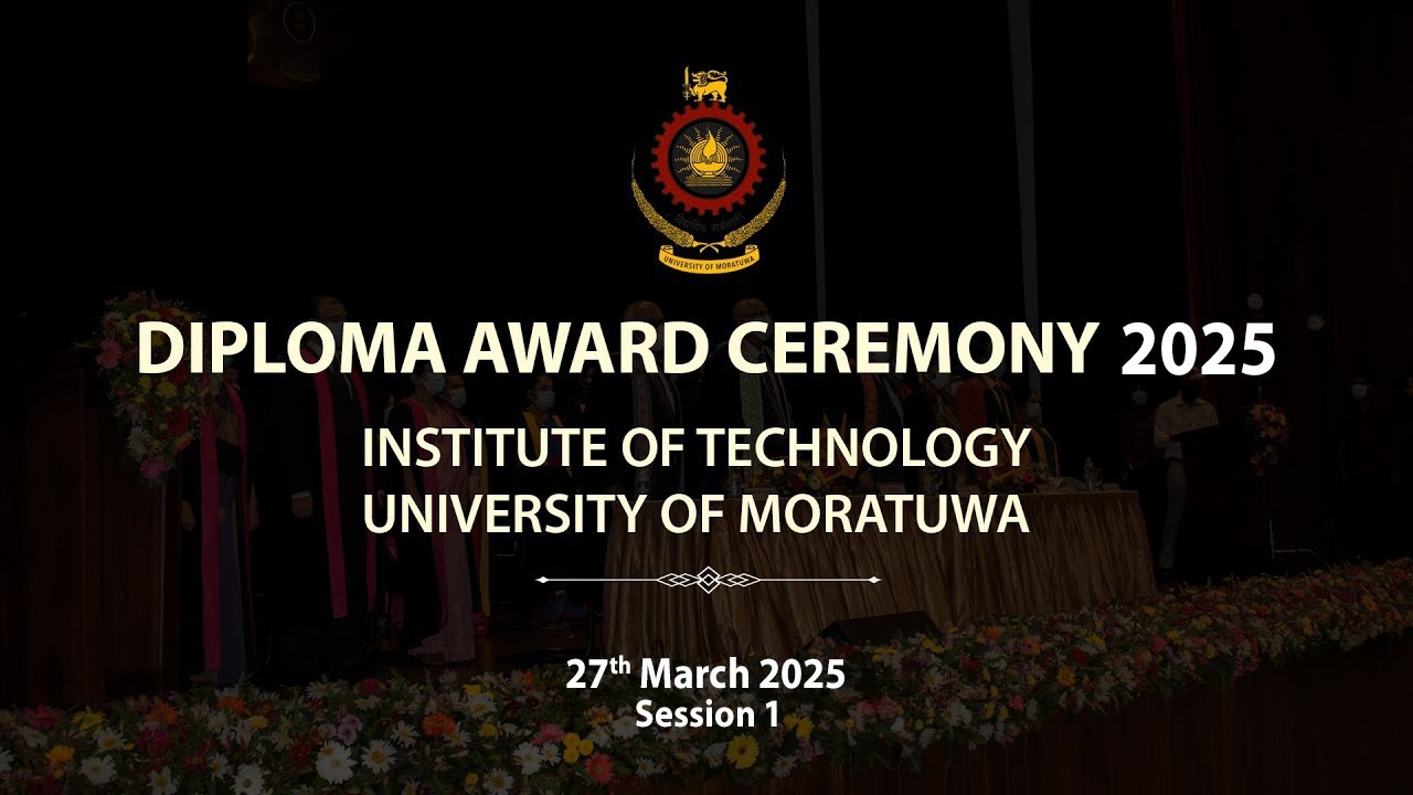 ITUM Diploma Award Ceremony 2025 - Session 1