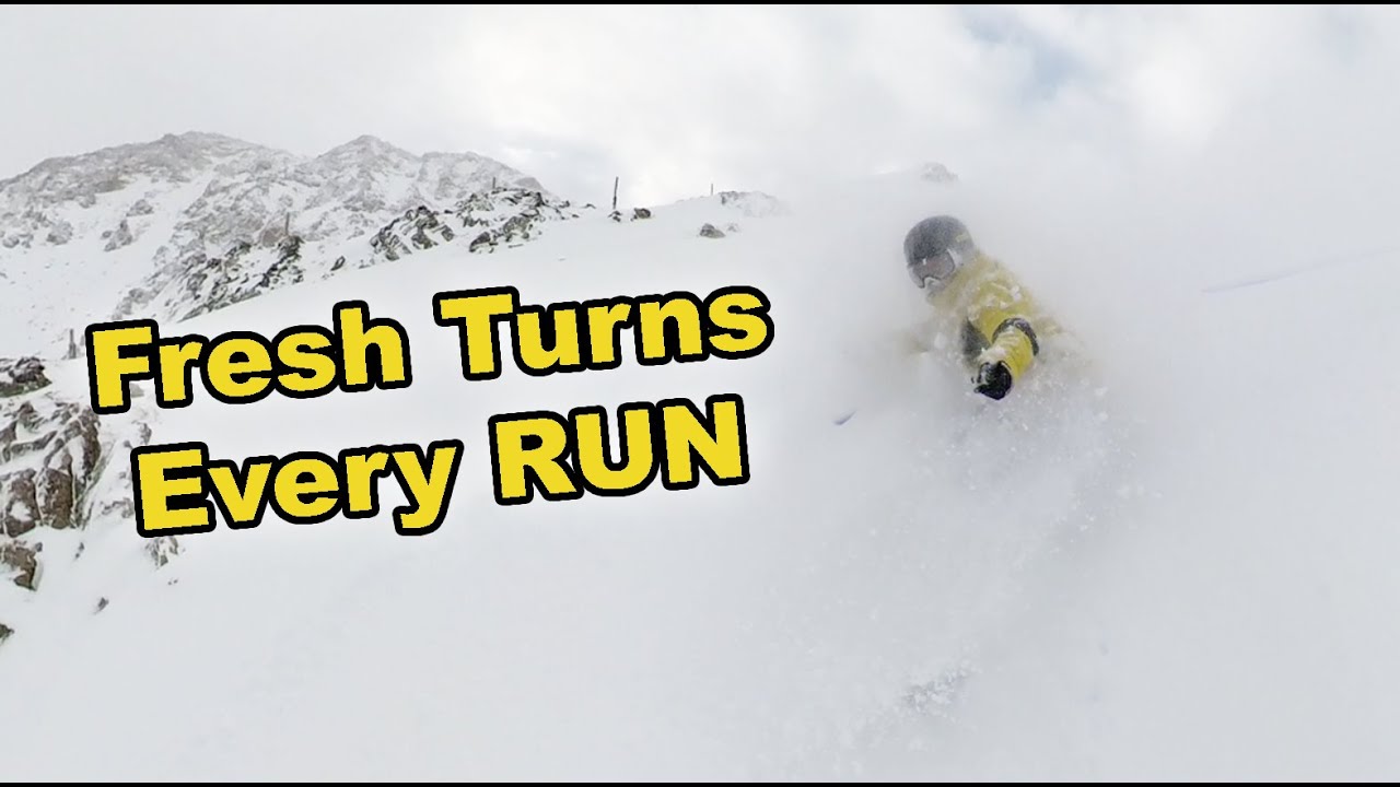 Snowboarding INSANELY Empty Powder Day - (Season 6, Day 42) - YouTube