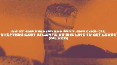 Thumbnail of Young Nudy - Peaches & Eggplants (Official Lyric Video) feat. 21 Savage