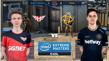 Heroic vs. Ninjas in Pyjamas - TRAIN MAP 2 - IEM Beijing 2020