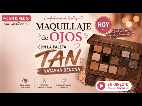 Maquillaje de ojos con TAN Natasha denona