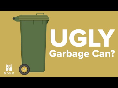 How to Hide Outside Garbage Cans | Backyardscape