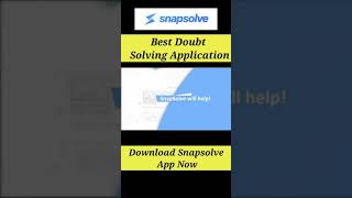 Best Doubt Solving App| Solve PCMB doubts in an Instant|Snapsolve #shorts । How to Use Snapsolve App screenshot 4