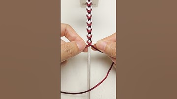 How to Tie the Knot | Easy Macrame & Bracelet Tutorial  #shortstutorial #diy #macrame #knotting