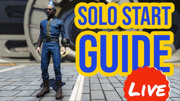 New Player SOLO GUIDE / Walkthrough - Fallout 76 Live Stream.