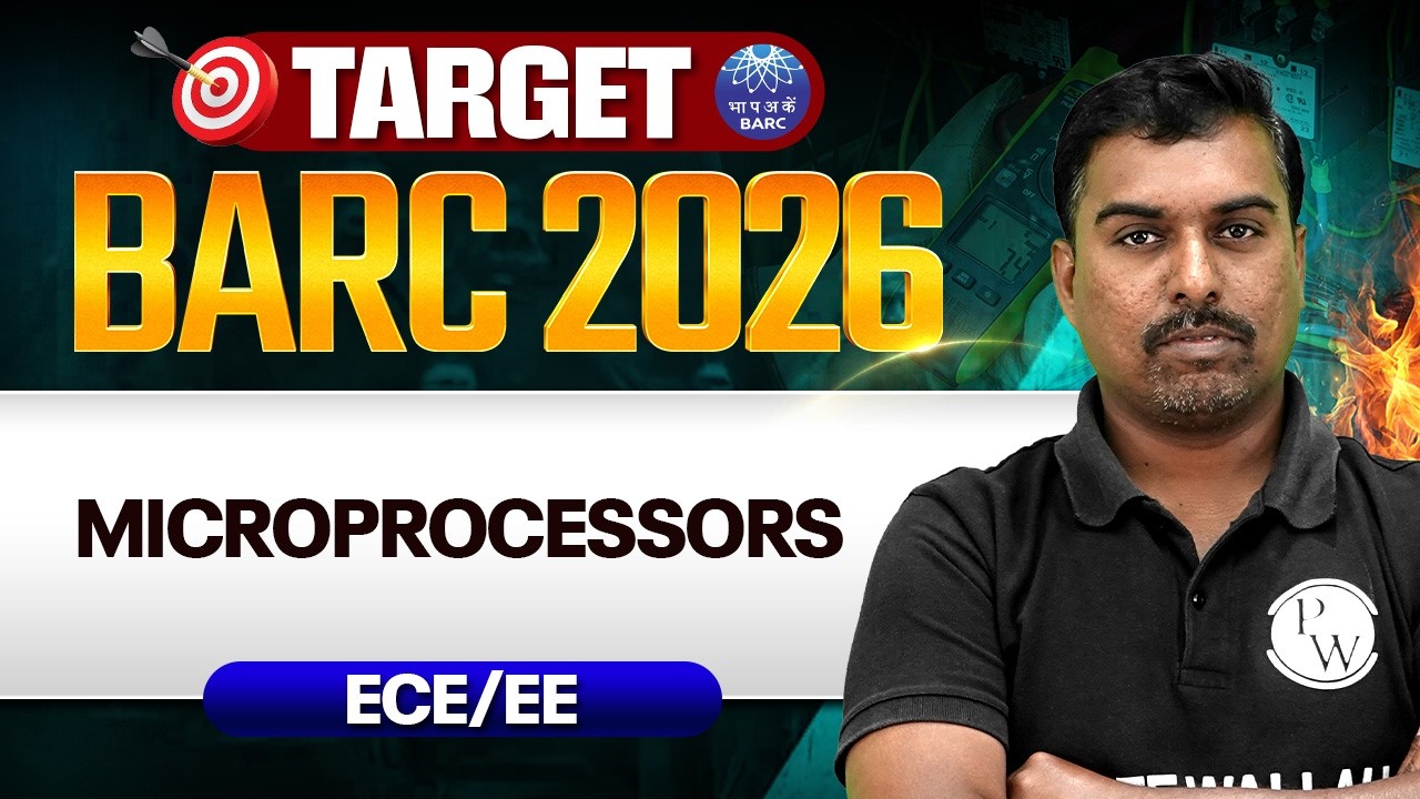 BARC 2026 Preparation | Microprossessor | EE & ECE | Target BARC 2026