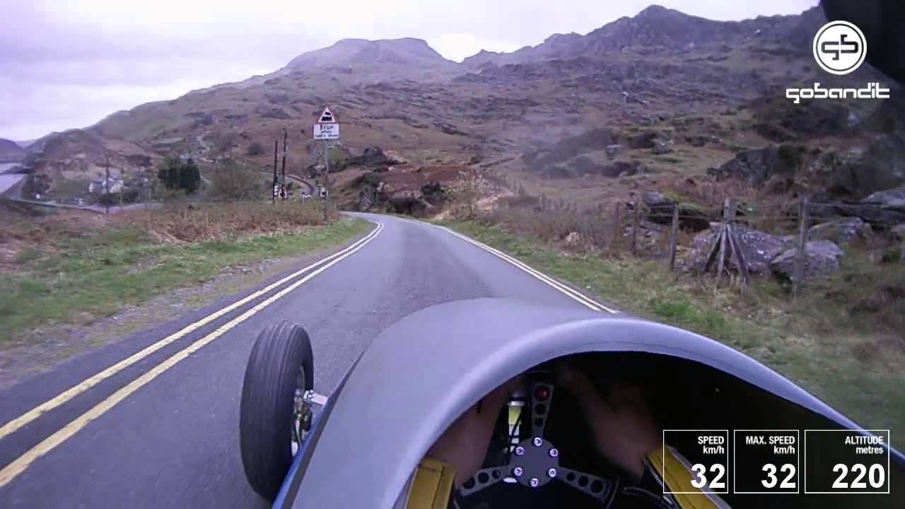 Ffestiniog Soapbox at Lakeside Cafe, April 13 2014. YouTube