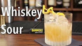Whiskey Sour Whiskey Cocktail Selber Mixen Schuttelschule By Banneke Youtube