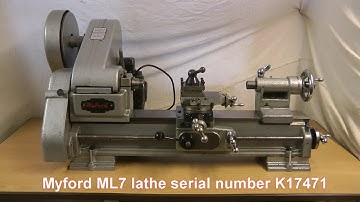 Myford ML10 lathe serial number V93927