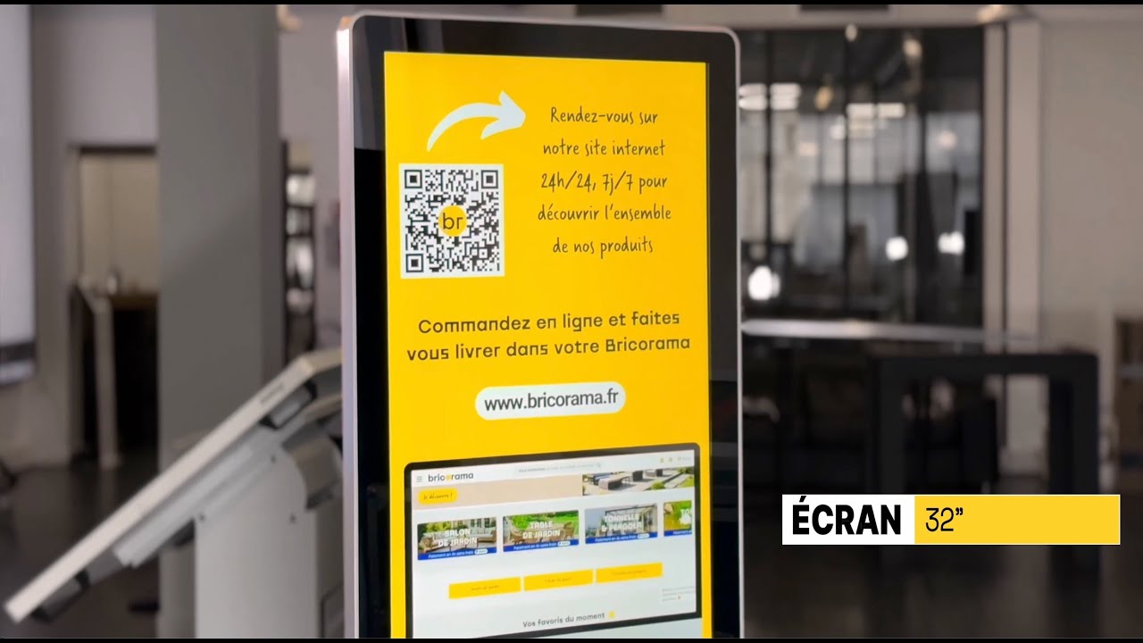 TOTEM DYNAMIQUE vidéo 32" Astoria