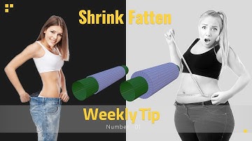 Shrink Fatten Tool in blender