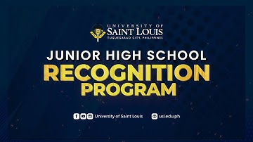 Junior High School Virtual Recognition SY2020-2021