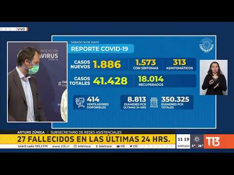 Nuevo récord de fallecidos por coronavirus en Chile: balance oficial 16 de mayo