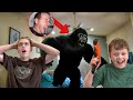 My Dad was Stuck in a Gorilla Costume for 8 Hours! And Ethan&#39;s hair turned Orange!