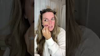 Trying this viral powder foundation over my rosacea 😅 #makeup #makeuptutorial #rosacea
