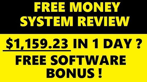 "Free Money System SCAM" ? | "Free Money System Review" |"Free Money System" by Walter Green +BONUS!