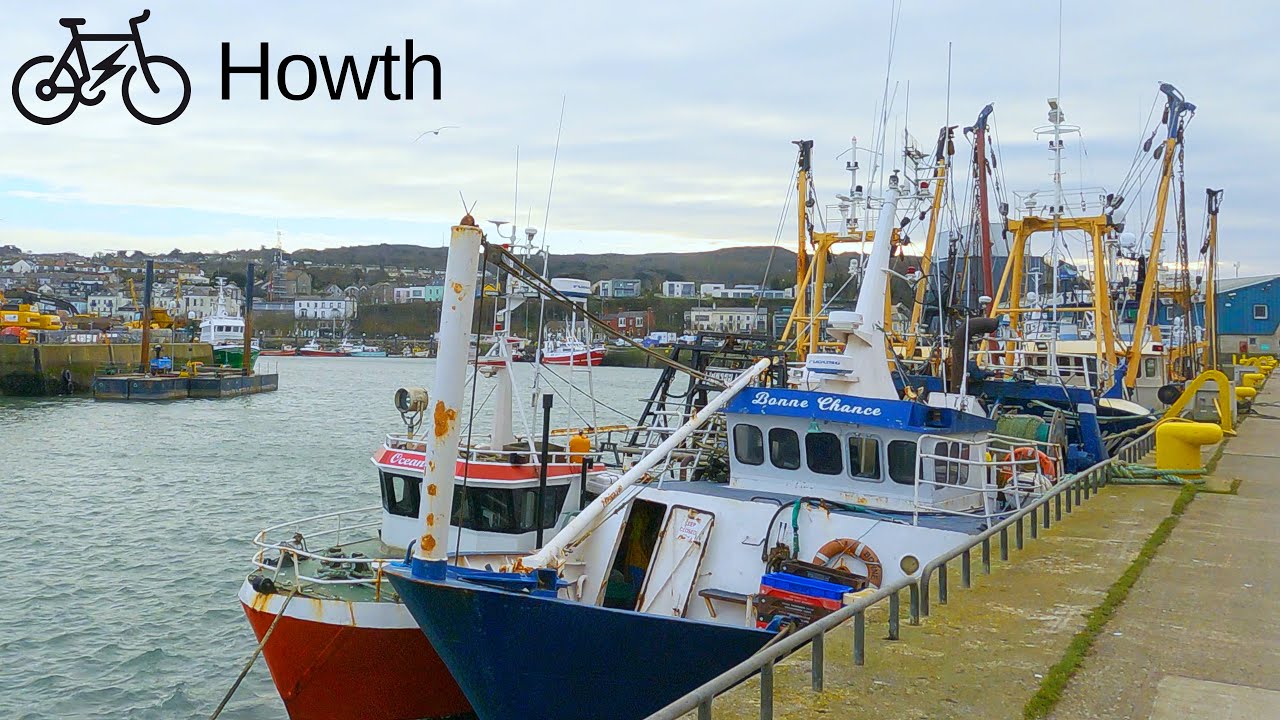 Howth Peninsula 4K Virtual Bike Ride Ireland YouTube
