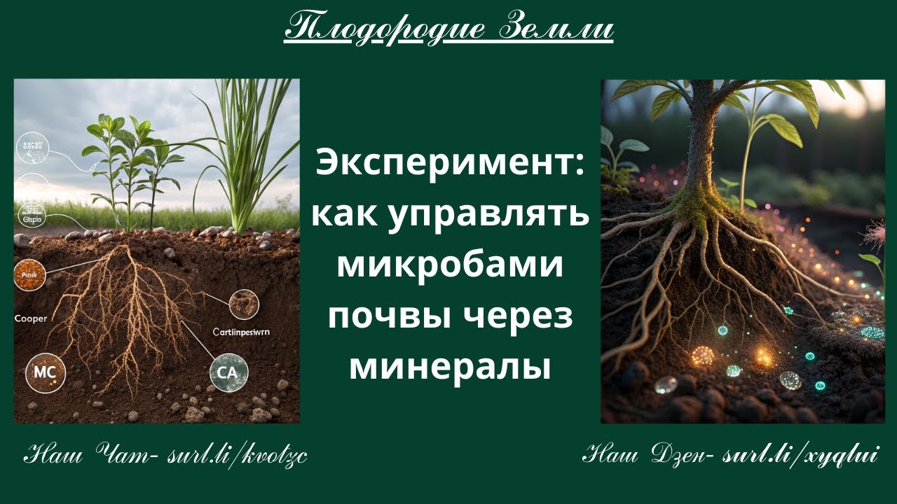 Что положишь, то и размножишь! Управление Микробным Составом Почвы №888/25