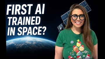 BREAKING: First AI Model Trained in Space