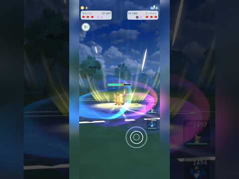 【スーパーリーグ】シールド2枚をモルペコに集める！【ポケモンGO】【バトルリーグ】#shorts #ポケモンgo #goバトルリーグ #gbl #スーパーリーグ #pokemongo